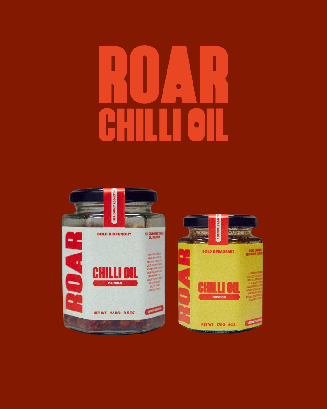 ROAR Chilli Oil (Starter Pack)